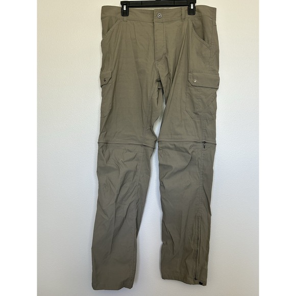 KUHL Men's Renegade Cargo Convertible Pants Khaki  36x36 Outdoor Gorpcore Casual - Picture 1 of 13